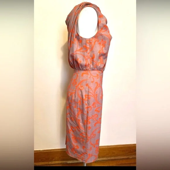 Anthropologie Beguile Byron
Lars sleeveless Drape Gray
Orange Sheath Dress 4 - Picture 5 of 10